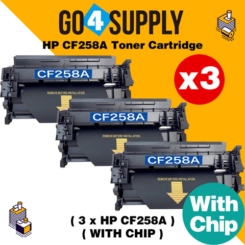 Compatible (WITH CHIP) HP 258A CF258A 58A Toner Cartridge Used for HP LaserJet Pro M404n/M404dn/M404dw; MFP M428dw/M428fdn/M428fdw Printer