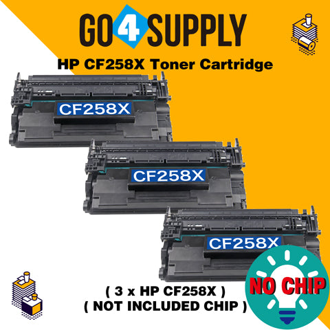 Compatible (NO CHIP) HP 258X CF258X 58X Toner Cartridge Used for HP LaserJet Pro M404n/M404dn/M404dw; MFP M428dw/M428fdn/M428fdw Printer