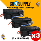 Compatible HP 80A 280A CF280A Toner Cartridge Replacement for HP LaserJet Pro 400 M401a/d/n/dn/dw, Pro 400 M425dn/dw