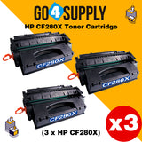 Compatible HP 80X 280X CF280X Toner Cartridge Replacement for HP LaserJet Pro 400 M401a/d/n/dn/dw, Pro 400 M425dn/dw