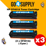 Compatible Cyan HP 201A CF401A Toner Cartridge Used for HP Color LaserJet Pro M252dn/252n; Color LaserJet Pro MFP M277dw/277n; Color LaserJet Pro MFP M274n Printers
