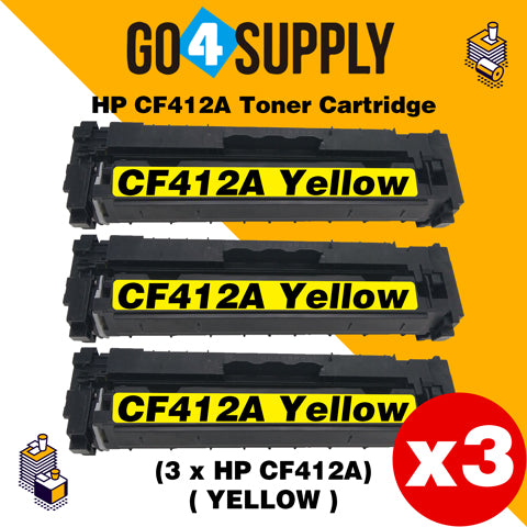 Compatible Yellow HP 412A CF412A Toner Cartridge Used for Color LaserJet Pro M452dw/452dn/452nw, Color LaserJet Pro MFPM477fnw/M477fdn/M477fdw, Color LaserJet Pro MFP M377dw Printers