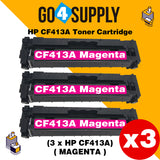 Compatible Magenta HP 413A CF413A Toner Cartridge Used for Color LaserJet Pro M452dw/452dn/452nw, Color LaserJet Pro MFPM477fnw/M477fdn/M477fdw, Color LaserJet Pro MFP M377dw Printers