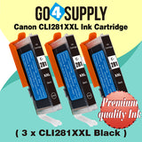 Compatible Small Black Canon CLI281 CLI281XXL CLI-281XXL Ink Cartridge CLI281XL CLI-281XL Used for PIXMA TS702/TR7520/TR8520/TR8620/TS6120/TS6220/TS6320/TS8120/TS8220/TS8320/TS9120/TS9520/TS9521C Printers