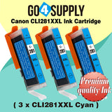 Compatible Cyan Canon CLI281 CLI281XXL CLI-281XXL Ink Cartridge CLI281XL CLI-281XL Used for PIXMA TS702/TR7520/TR8520/TR8620/TS6120/TS6220/TS6320/TS8120/TS8220/TS8320/TS9120/TS9520/TS9521C Printers