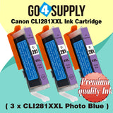 Compatible 4-Color Set (BCMY) Canon CLI281 CLI281XXL CLI-281XXL Ink Cartridge CLI281XL CLI-281XL Used for PIXMA TS702/TR7520/TR8520/TR8620/TS6120/TS6220/TS6320/TS8120/TS8220/TS8320/TS9120/TS9520/TS9521C Printers