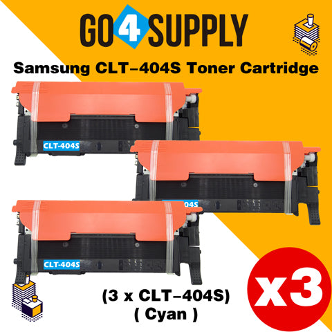 Compatible Cyan Samsang 404 CLT404S CLT-404S Toner Cartridge Used for Samsung SL-C430W/C430/C432W; SL-C432/C433W/C433; SL-480FW/C480/C480FN; SL-C480FW/C480W/482; SL-C482FW/C482W; SL-483/C483W/C483FW