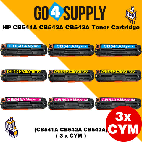 Compatible 3-Color Set HP CB540A CB541A CB542A CB543A Toner Cartridge Used for HP Color laserJet CM1300MFP/ CM1312MFP Series/ CM1312cb /eb/wb/ci/ei/wi/nfi MFP Printer