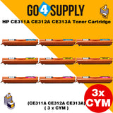 Compatible Color Set HP CE311A CE312A CE313A Toner Cartridge Used for HP  Laserjet Pro CP1020/ 1021/ 1022/ 1023/ 1025; CP 1026/ 1027/ 1028nw; 100 M175a/b/c/nw/p/q/R; 200 color MFP M275nw/s/t/u Printer