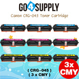 Compatible CANON CRG-045 CRG045 (BCMY) Set Toner Cartridge Used for Canon Color imageCLASS MF634Cdw/LBP612Cdw/MF632Cdw; i-SENSYS MF631Cn/633Cdw/635Cx/LBP611Cn/613Cdw