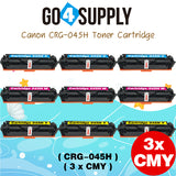 Compatible (High-Yield Page) CANON CRG-045H CRG045H (BCMY) Set Toner Cartridge Used for Color imageCLASS MF634Cdw/LBP612Cdw/MF632Cdw; i-SENSYS MF631Cn/633Cdw/635Cx/LBP611Cn/613Cdw