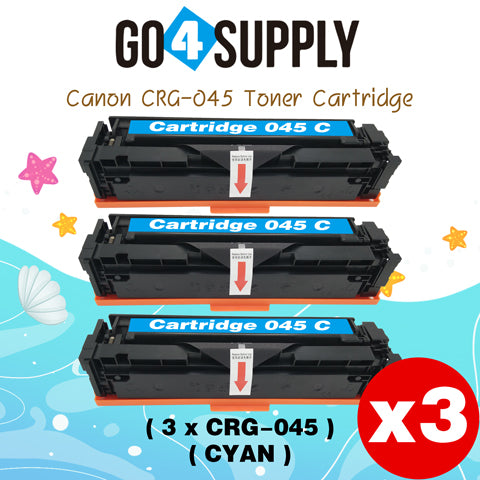 Compatible CANON Cyan CRG-045 CRG045 Toner Cartridge Used for Canon Color imageCLASS MF634Cdw/LBP612Cdw/MF632Cdw; i-SENSYS MF631Cn/633Cdw/635Cx/LBP611Cn/613Cdw