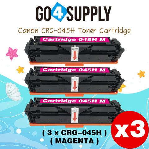 Compatible (High-Yield Page) CANON Magenta CRG-045H CRG045H Toner Cartridge Used for Canon Color imageCLASS MF634Cdw/LBP612Cdw/MF632Cdw; i-SENSYS MF631Cn/633Cdw/635Cx/LBP611Cn/613Cdw