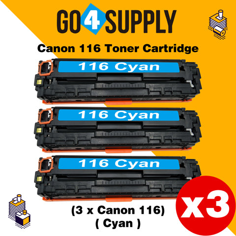 Compatible Cyan Canon 116 CRG-116 CRG116 Toner Cartridge Used for Canon i-SENSYS LBP-7010C/7016C/7018C; LBP 5050/5050n/iC MF 8080cw; MF8010/8030/8040/8050cn; LBP 7110Cw/7100Cn; iC MF8280Cw/MF6680DN; MF8210/8230/8250Cn; MF628Cw/626Cn; MF623Cn/621Cn