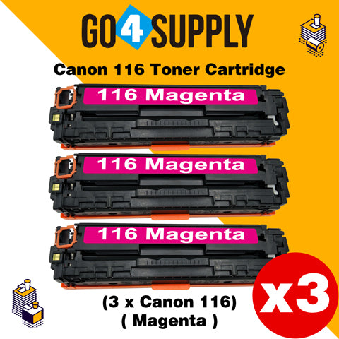 Compatible Magenta Canon 116 CRG-116 CRG116 Toner Cartridge Used for Canon i-SENSYS LBP-7010C/7016C/7018C; LBP 5050/5050n/iC MF 8080cw; MF8010/8030/8040/8050cn; LBP 7110Cw/7100Cn; iC MF8280Cw/MF6680DN; MF8210/8230/8250Cn; MF628Cw/626Cn; MF623Cn/621Cn