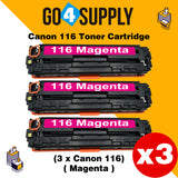 Compatible Magenta Canon 116 CRG-116 CRG116 Toner Cartridge Used for Canon i-SENSYS LBP-7010C/7016C/7018C; LBP 5050/5050n/iC MF 8080cw; MF8010/8030/8040/8050cn; LBP 7110Cw/7100Cn; iC MF8280Cw/MF6680DN; MF8210/8230/8250Cn; MF628Cw/626Cn; MF623Cn/621Cn