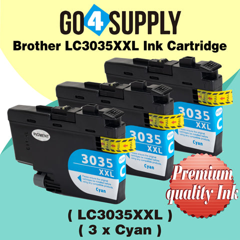 Compatible Cyan Brother 3035xxl LC3035xxl Ink Cartridges Used for Brother MFC-J805DW, MFC-J805DW XL, MFC-J815DW, MFC-J995DW, MFC-J995DW XL Printer