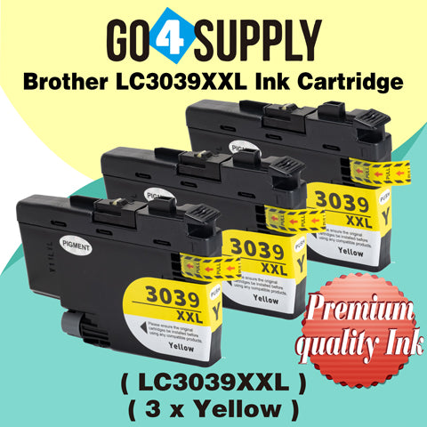 Compatible Yellow Brother 3039 LC3039XXL LC-3039XXL Ink Cartridge Used for Brother MFC-J5845DW/MFC-J5845DW XL/MFC-J5945DW/MFC-J6545DW/MFC-J6545DW XL/MFC-J6945DW Printer