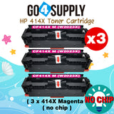 Compatible HP Magenta W2023X CF414X (NO CHIP) Toner Cartridge Used for Color LaserJet Pro M454dn/M454dw; MFP M479dw/M479fdn/M479fdw/M454nw; Enterprise M455dn/ MFP M480f/ MFP M480f; Color LaserJet Managed E45028