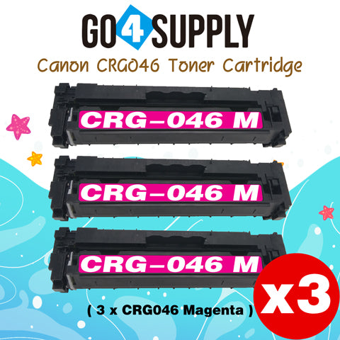 Compatible (Standard-Yield) Magenta CANON CRG046 CRG-046 Toner Cartridge Used for Color imageCLASS LBP654Cdw/MF735Cdw/MF731Cdw/MF733Cdw; Color i-SENSYS LBP654Cx/653Cdw/MF732Cdw/734Cdw/735Cx; Satera MF731Cdw/LBP654C/LBP652C/LBP651C/MF735Cdw/MF733Cdw