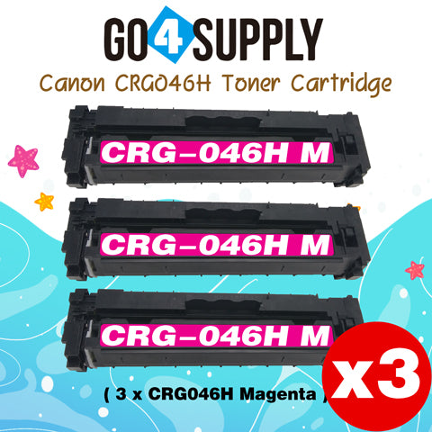 Compatible (High-Yield) Magenta CANON CRG046H Toner Cartridge Used for Color imageCLASS LBP654Cdw/MF735Cdw/MF731Cdw/MF733Cdw, Color i-SENSYS LBP654Cx/653Cdw/MF732Cdw/734Cdw/735Cx; Satera MF731Cdw/LBP654C/LBP652C/LBP651C/MF735Cdw/MF733Cdw