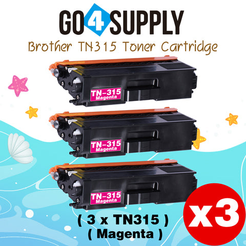 Compatible Brother Magenta TN-315 TN315 Toner Cartridge Used for Brother HL-4140CN HL-4150CDN HL-4570CDWT HL-4570CDW MFC-9460CDN MFC-9560CDW DCP-9055CDN DCP-9270CDN Printers