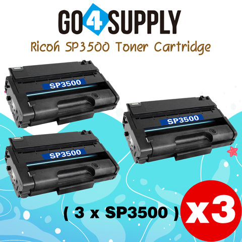 Compatible Ricoh 406989 SP3500 SP3510 Toner Cartridge Used for Ricoh Aficio SP 3500DN 3500N 3500SF 3510DN 3510SF Printer