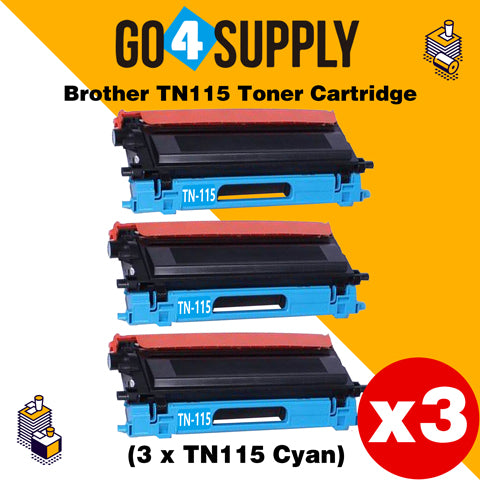 Compatible Cyan Brother TN115 TN-115 Toner Cartridge Used for Brother HL-4040CN 4050CDN 4070CDW MFC-9440CN 9450CDN 9840CDW DCP-9040CN 9045CDN