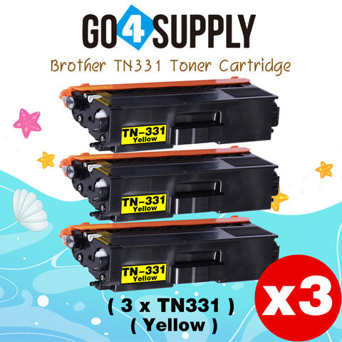Compatible Brother Yellow TN331 TN-331 Toner Cartridge Used for HL8250CDN/L8350CDW/L8400CDN/L8600CDW/L8850CDW