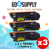 Compatible Brother Yellow TN336 TN-336 Toner Cartridge Used for HL-L8250CDW HL8350CDW/CDWT
DCP-L8400CDN/L8450CDW; MFC-L8850CDW