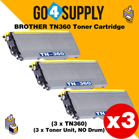 Compatible Brother TN360 TN-360 Toner Unit Used for Brother HL-2140/ 2150N/ 2170W; MFC-7440N/ 7840W Printer
