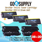 Compatible Combo Set (Drum + Toner) TN570 TN-570 Toner Cartridge with DR510 DR-510 Drum Unit Used for Brother HL1030/1435/1230/1440/1240/1450/1250/1470n; MFC8500/8600/8700; DCP1200/1400 Printer