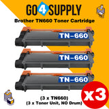 Compatible Brother TN660 TN-660 Toner Unit Used for Brother DCP-L2500D/L2520DW/L2540DN/L2520D/L2540DW/L2560DW/L2500DR/L2520DWR/L2540DNR/L2560DWR; MFC-L2700D/L2700DW/L2720DW/L2740DW/L2740DWR/L2720DWR/L2700DWR Printer