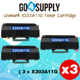 Compatible Lexmark X203A11G X203A21G X203 Toner Cartridge Used for Lexmark X203 X203N X204 X204N Series Printer