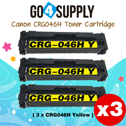 Compatible (High-Yield) Yellow CANON CRG046H Toner Cartridge Used for Color imageCLASS LBP654Cdw/MF735Cdw/MF731Cdw/MF733Cdw, Color i-SENSYS LBP654Cx/653Cdw/MF732Cdw/734Cdw/735Cx; Satera MF731Cdw/LBP654C/LBP652C/LBP651C/MF735Cdw/MF733Cdw