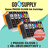 Compatible Included Grey Combo Canon 225/226 PGI225xl CLI226xl PGI-225xl CLI-226xl Ink Cartridge Used for Canon PIXMA MG7720, PIXMA TS8020/9020 Printers