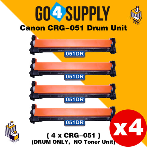 Compatible (DRUM ONLY) Canon CRG051 CRG-051 Cartridge 051 Black (2170C001) Drum Unit Used for Canon ImageCLASS LBP162dw MF264dw MF267dw MF269dw Printer