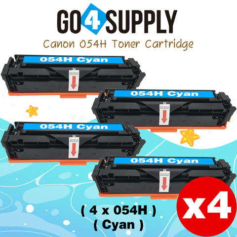 Compatible CANON Cyan CRG054H Toner Cartridge CRG-054H Used for i-SENSYS LBP621Cw/LBP623Cw/MF641Cw/MF643Cdw/MF645Cx; Color imageCLASS MF642Cdw/MF641Cw/MF644Cdw/LBP622Cdw