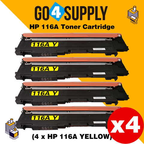 Compatible Yellow HP 116A W2062A Toner Cartridge Used for HP Color Laser MFP 179fnw/ 178nw; Color Laser 150a/ 150w/ 150nw Printer