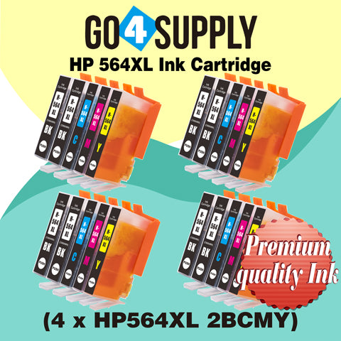 Compatible Set Combo HP 564xl Ink Cartridge Used for Photosmart D5445/D5460/D5463/D5468/C5324/C5370/C5373/C5380/C5383/C5388/C5390/C5393/C6340/C6350/C6380/C6375/B8550/C6324/D5400/D7560 Printer