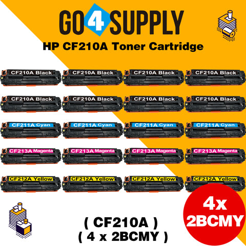 Compatible Set for HP CF210A Toner Cartridge Used for HP LaserJet Pro 200 color M251n/ 251nw/ 251MFP/ M276n/nw Printer
