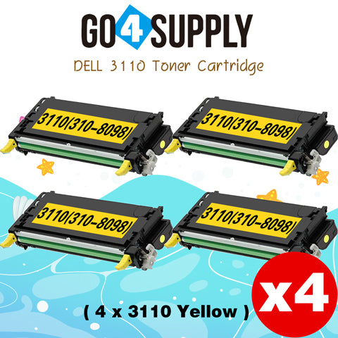 Compatible Dell 3110CN 3115CN 3110 3115 310-8098 Yellow Toner Cartridge Used for DELL 3115 3115cn 3110cn Printers