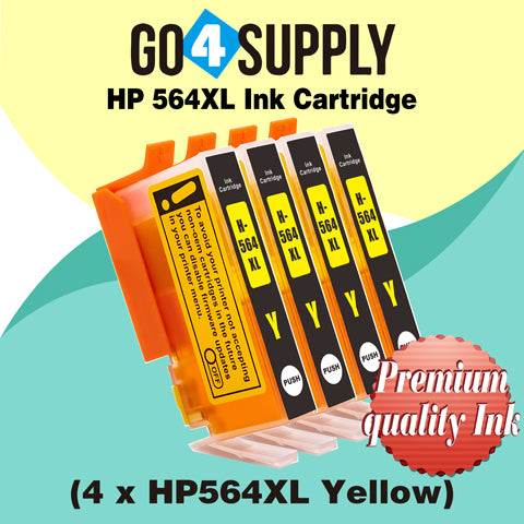 Compatible Yellow HP 564xl Ink Cartridge Used for Photosmart premium C309a/C309g/C309n/C310a/C310b/C310c/C410a/C410b/C410d; Photosmart eStation C510a/Deskjet 3070A/3520/3521/3522/3526 Printer