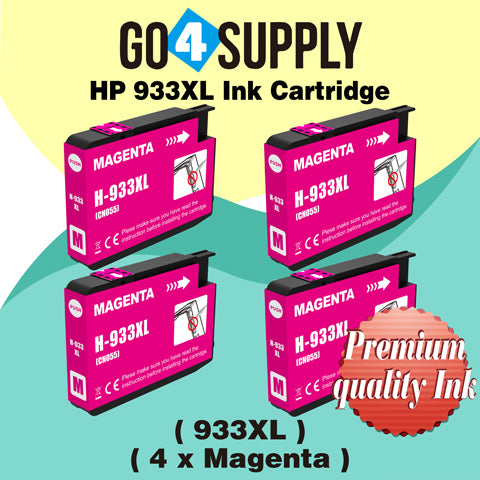 Compatible MAGENTA HP 933XL 932XL Ink Cartridge Used for OfficeJet 6100/6600/6700/7110/7610/7612/7510/7512