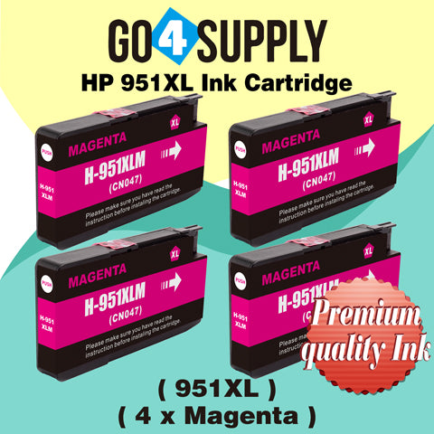 Compatible Magenta HP 951xl Ink Cartridge Used for HP Officejet Pro 251dw/276dw/8100/8600/8610/8620/8630/8640/8650/8660/8615/8616/8625 Printer