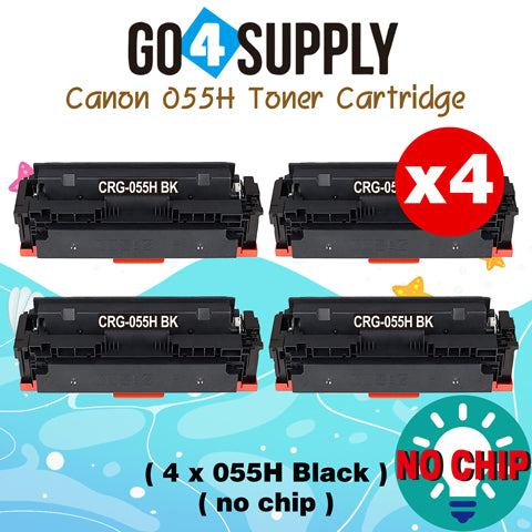 Compatible CANON (High-Yield Page) Black CRG055H (NO CHIP) CRG-055H Toner Cartridge Used for Canon i-SENSYS MF741Cdw; i-SENSYS MF745Cdw;  i-SENSYS MG743Cx