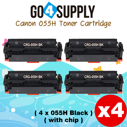 Compatible CANON (High-Yield Page) Black CRG055H (WITH CHIP) CRG-055H Toner Cartridge Used for Canon i-SENSYS MF741Cdw; i-SENSYS MF745Cdw;  i-SENSYS MG743Cx