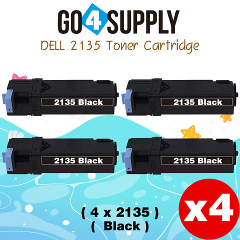 Compatible Dell 2135 330-1389 Black Toner Cartridge Replacement for 2135CN 2130CN Printer