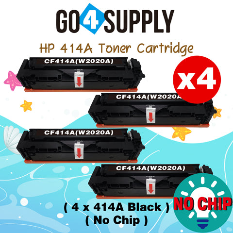 Compatible HP Black W2020A CF414A (NO CHIP) Toner Cartridge Used for Color LaserJet Pro M454dn/M454dw; MFP M479dw/M479fdn/M479fdw/M454nw; Enterprise M455dn/ MFP M480f/ MFP M480f; Color LaserJet Managed E45028