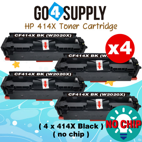 Compatible HP Black W2020X CF414X (NO CHIP) Toner Cartridge Used for Color LaserJet Pro M454dn/M454dw; MFP M479dw/M479fdn/M479fdw/M454nw; Enterprise M455dn/ MFP M480f/ MFP M480f; Color LaserJet Managed E45028
